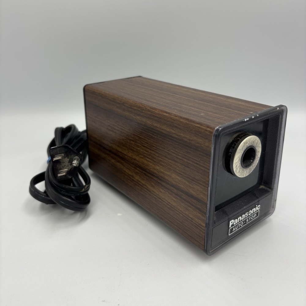 Vintage Panasonic Auto-Stop Electric Pencil Sharpener Model KP-77